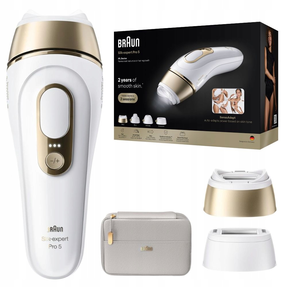 Depilátor Braun Silk-expert Pro 5 Ipl PL5210 Zlatý Bílý