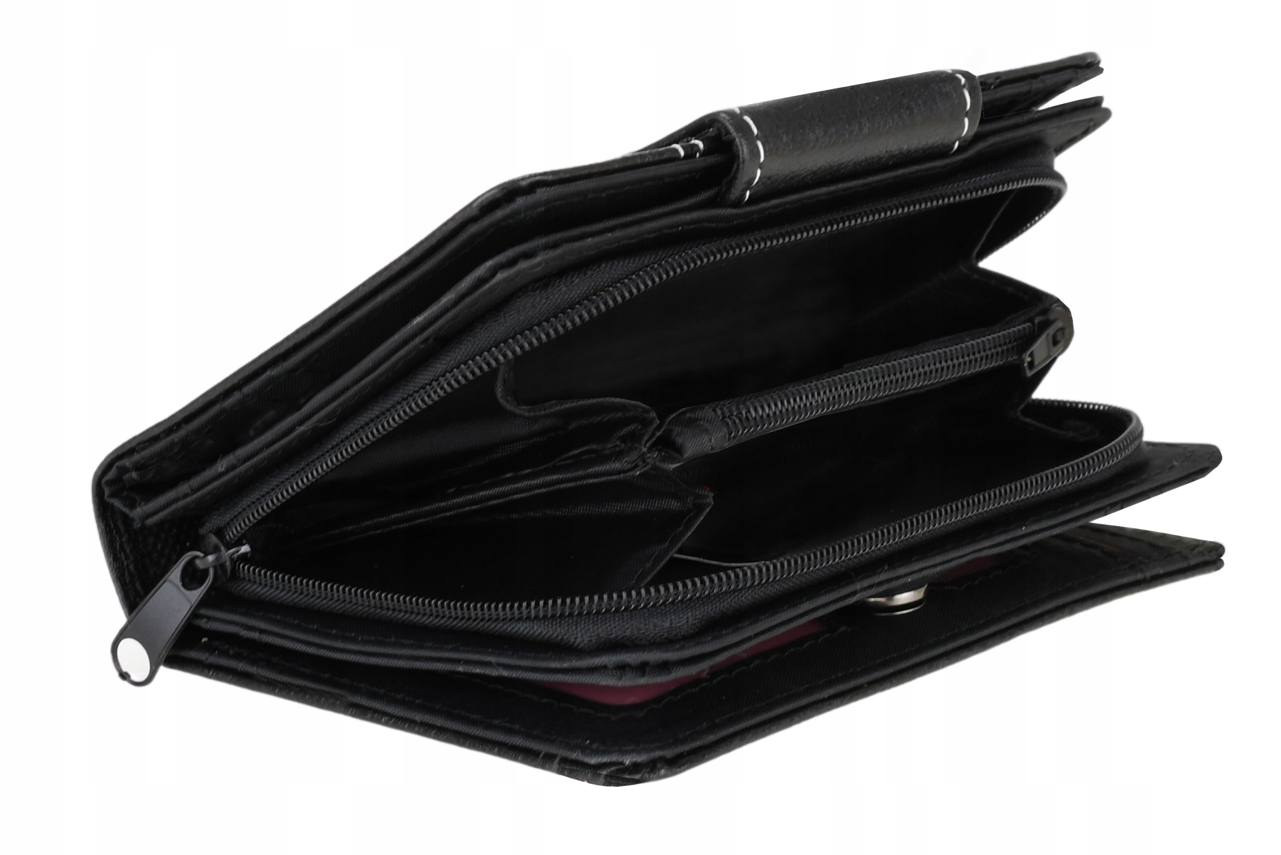 

Elegancki Portfel Damski Skórzany Portmonetka NO4