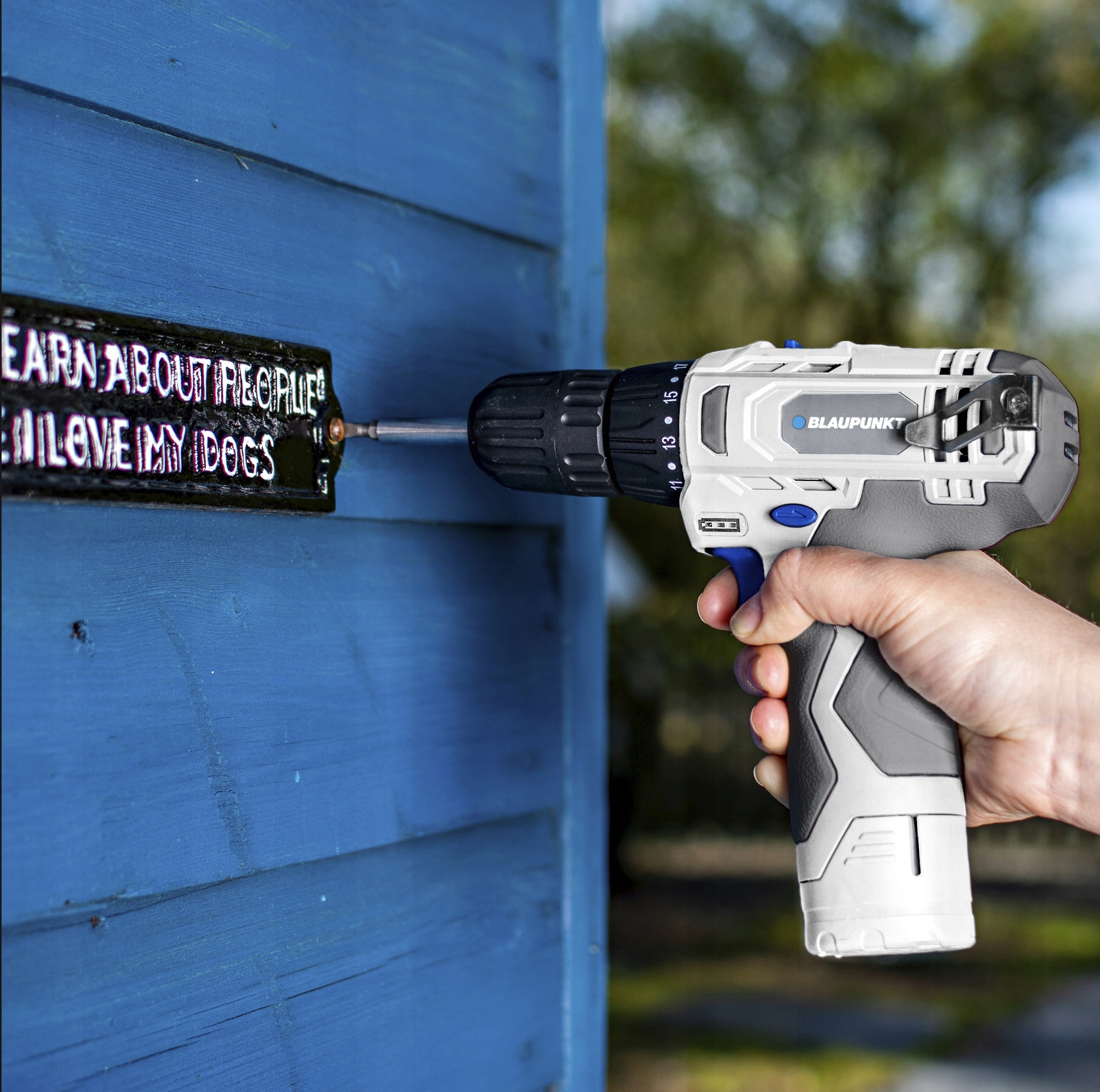 WIERTARKO WKRĘTARKA AKU 12V Li-lon BLAUPUNKT UDAR Marka Blaupunkt