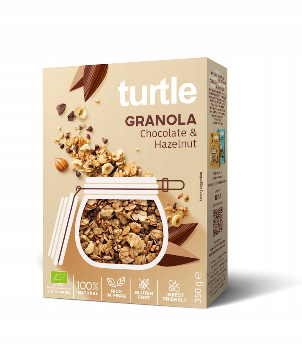 Levně Granola Čokoláda Lískové Ořechy 350 g Turtle