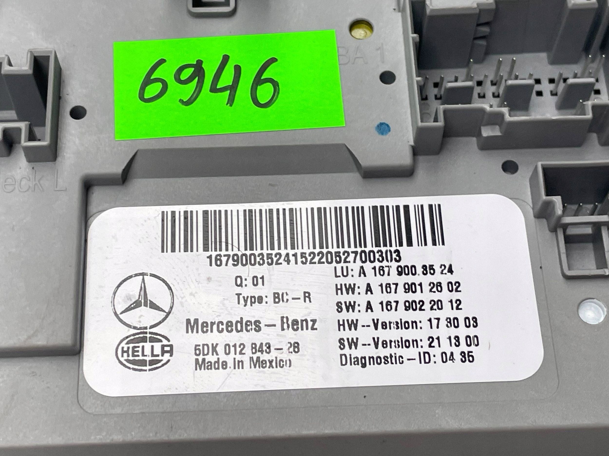 MERCEDES GLE W167 modulo SAM 1679003524 !J