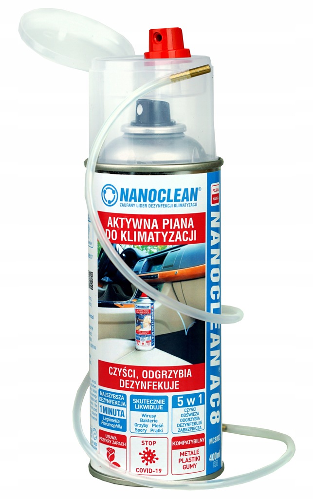 AC8 ODGRZYBIACZ KLIMATYZACJI NANOCLEAN 0,4L PIANKA NOWA SERIA