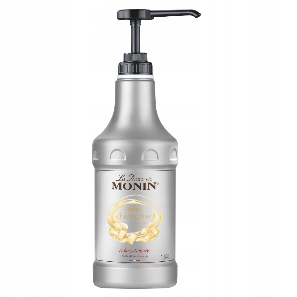 Levně Monin bílá Bílá Čokoláda Omáčka 1,89 litru