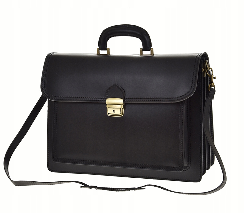 Taška aktovka neseser pánská kožená černá kůže na dokumenty