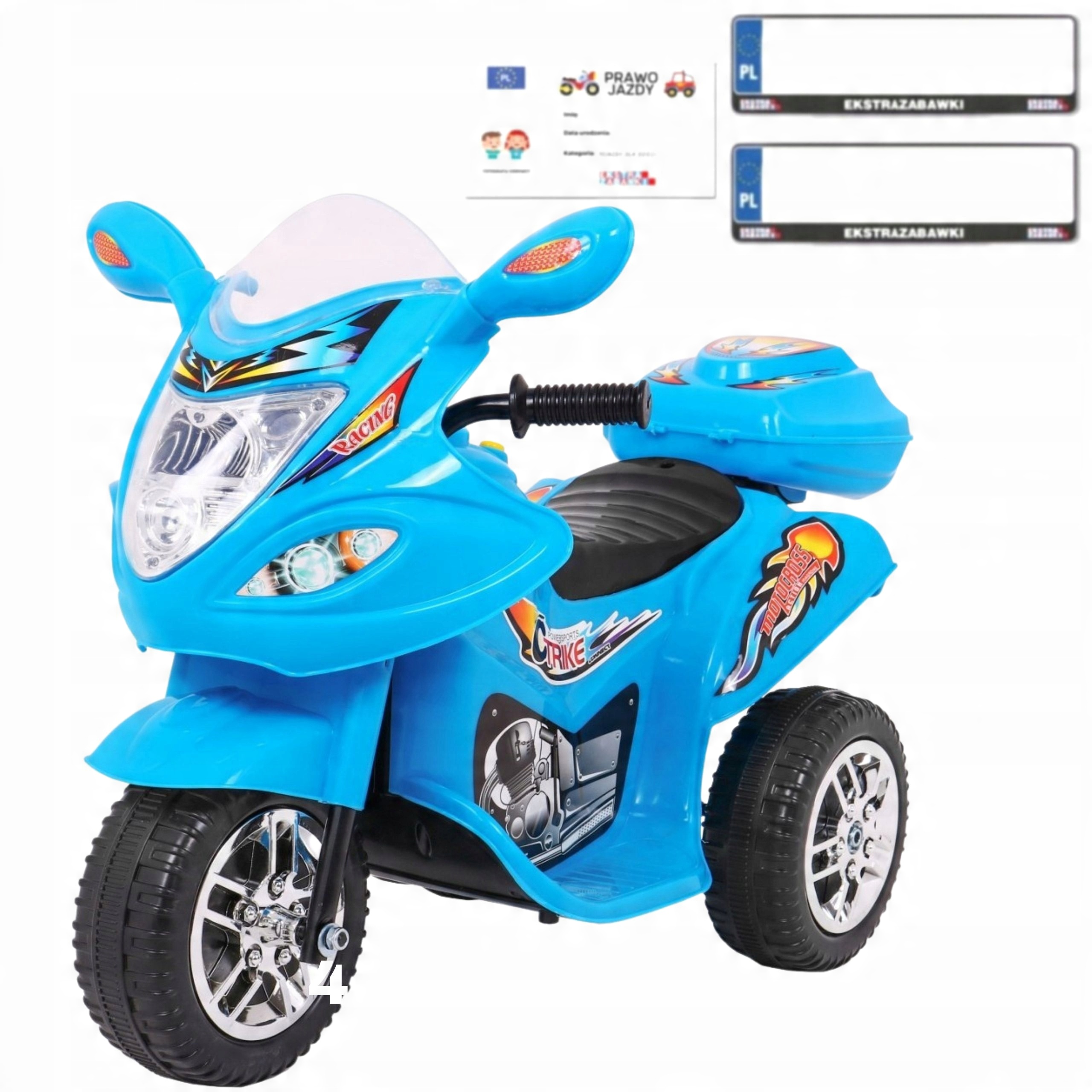 

Motor Motorek Na Akumulator BJX-088 Niebieski