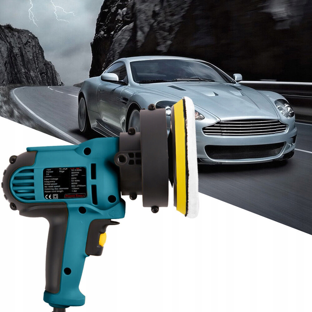 POLERKA SAMOCHODOWA 700W ROTACYJNA REGULACJA OBROTÓW ZESTAW + FILC Moc 700 W