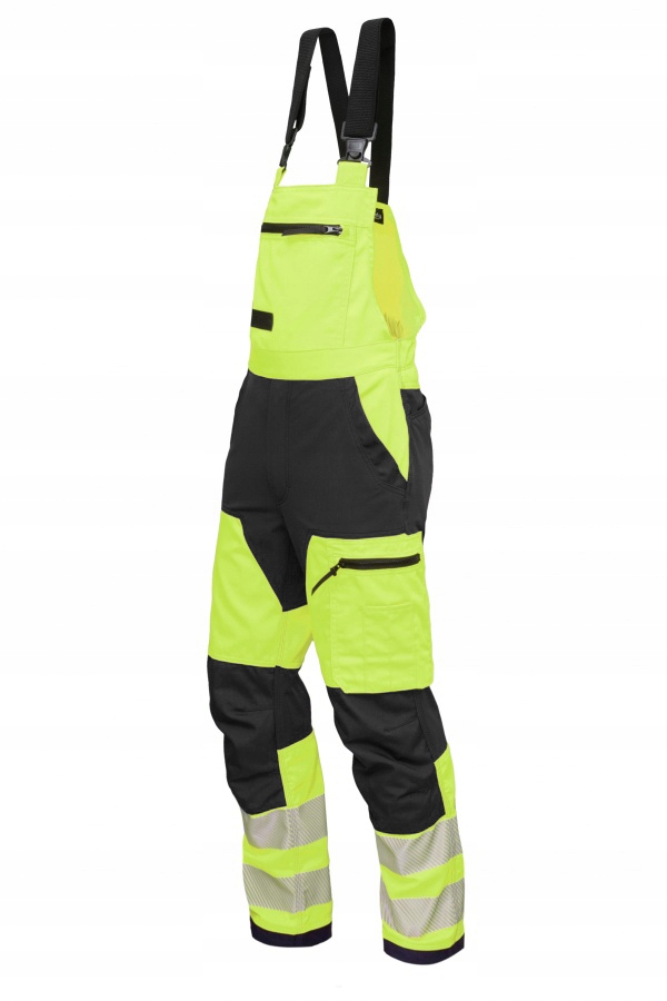 Elastycznie Spodnie Robocze Męskie Ogrodniczki Stretch BoSafety Mashup R.48