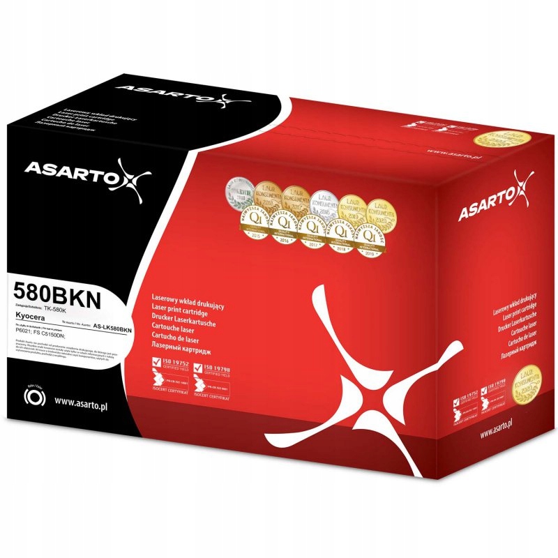 

Toner Asarto do Kyocera 580BKN TK580K 3500
