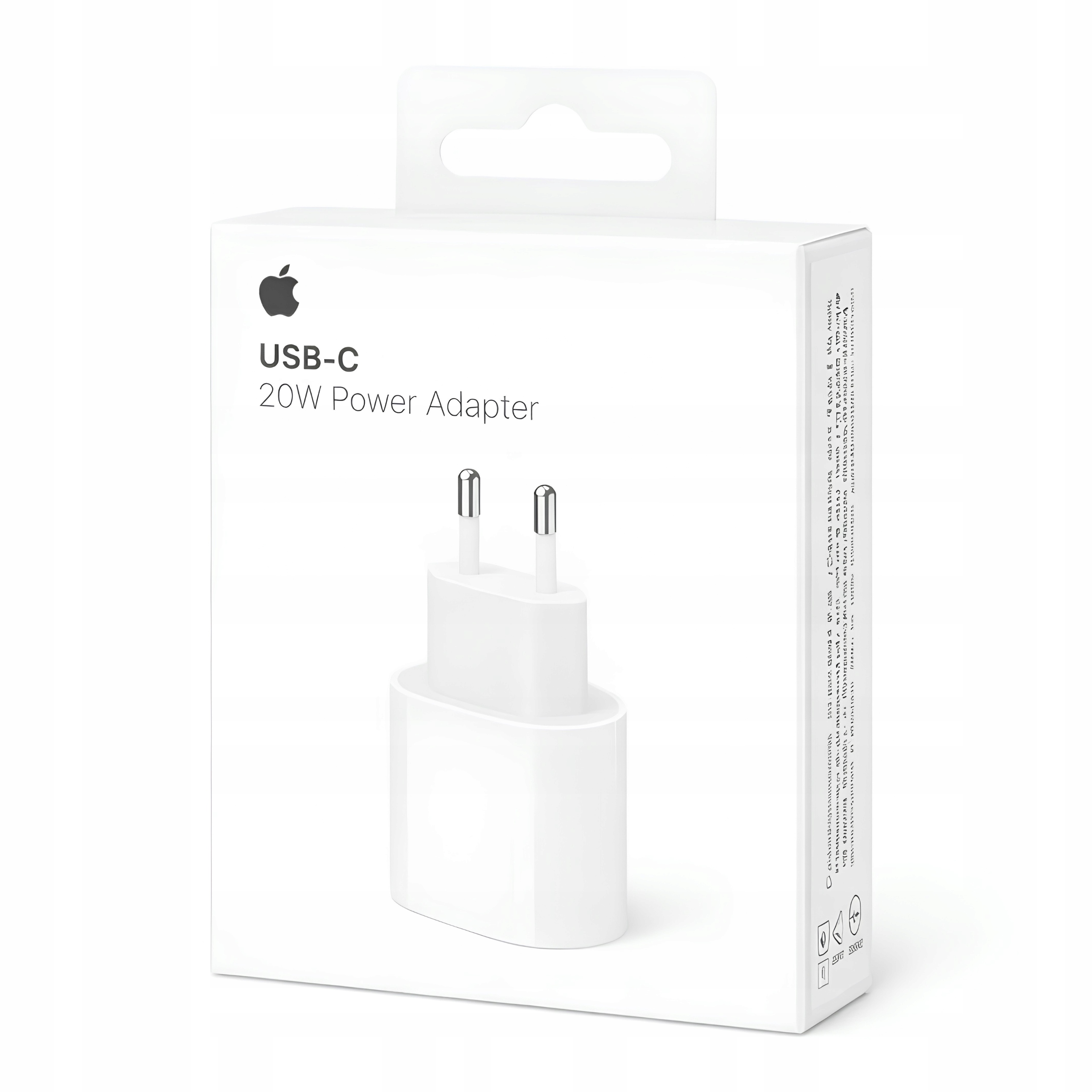 Oryginalna Ładowarka Kostka Apple 20W Pd Usbc MUVV3ZM/A iPHONE 16 15 14