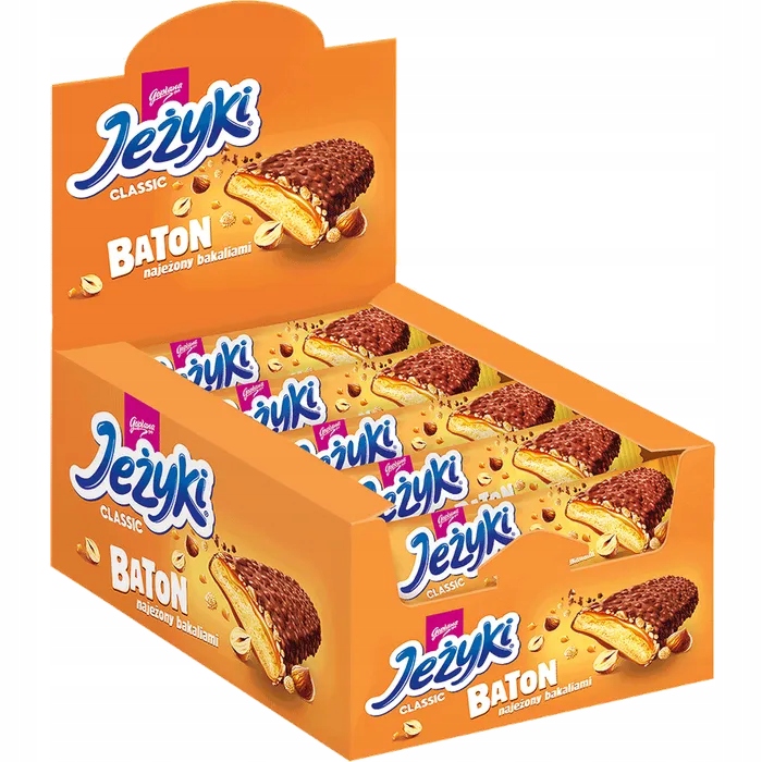 Levně Tyčinka Ježky Classic Čajník s karamelem Ořechy Křupky Rýže 30g 35 ks