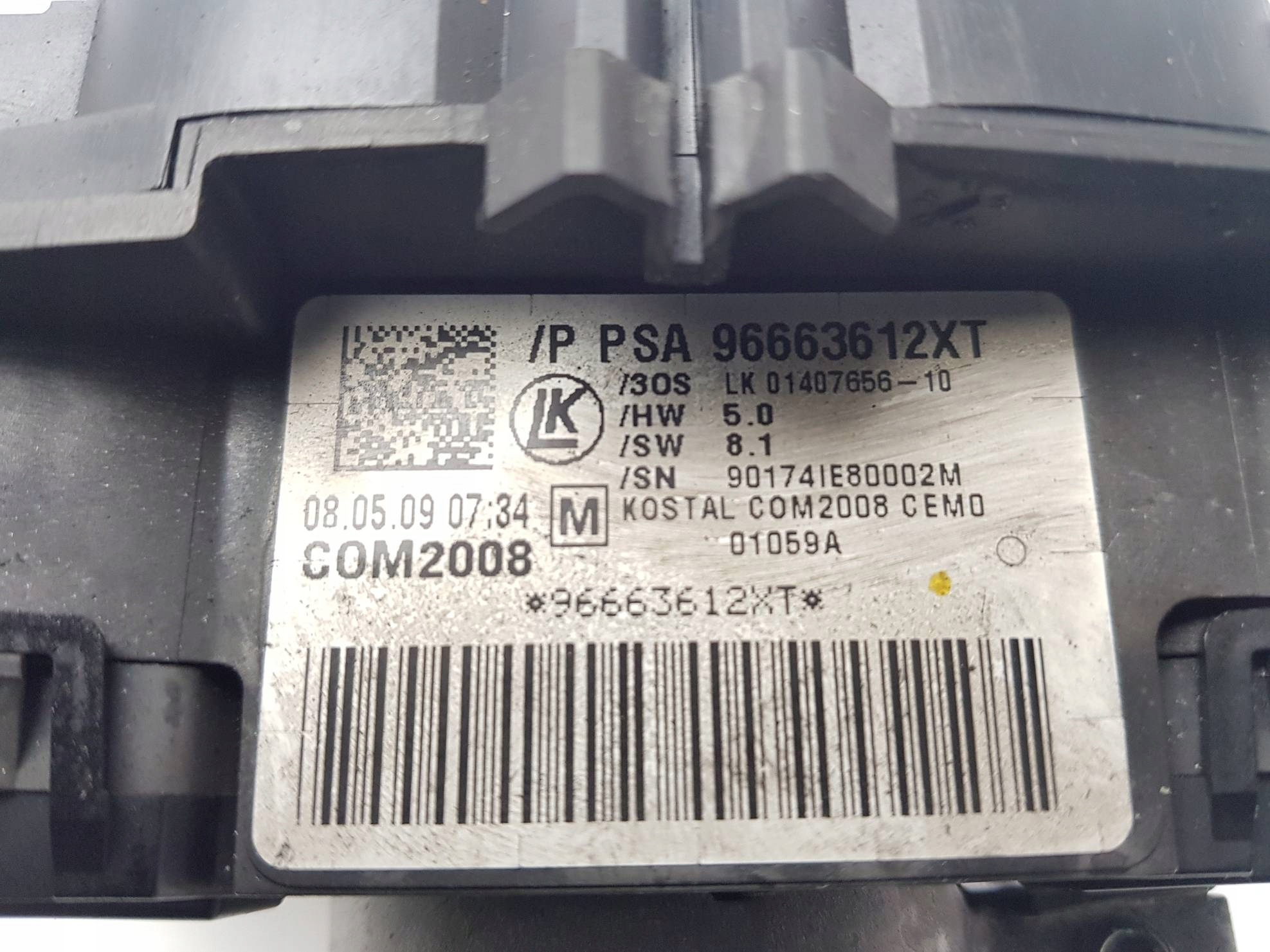 DEVIO LUCI TERGICRISTALLO TERGI 96663612XT PEUGEOT 3008 1.6