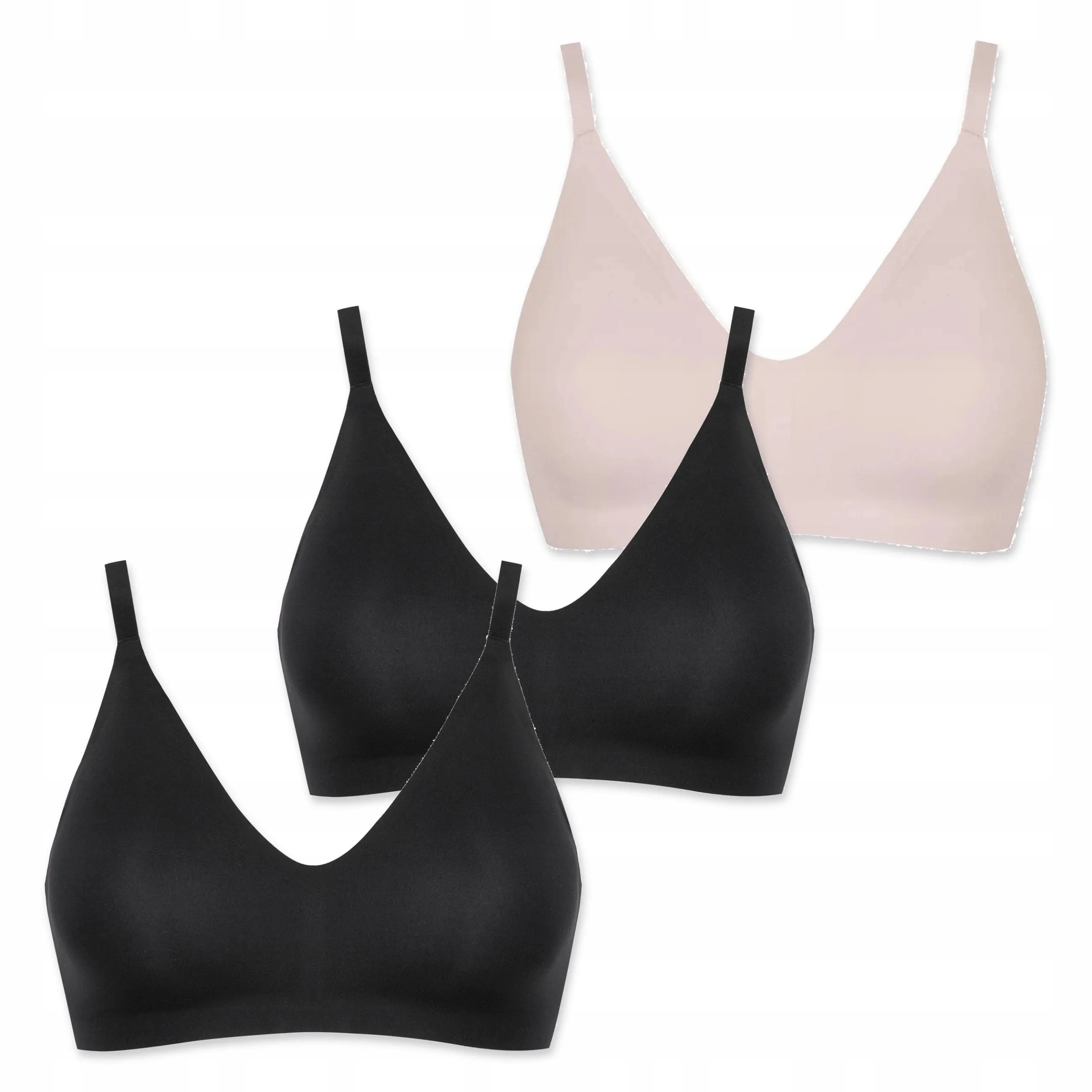 3x podprsenka Lormar Pure 441 2x černá starorůžová S