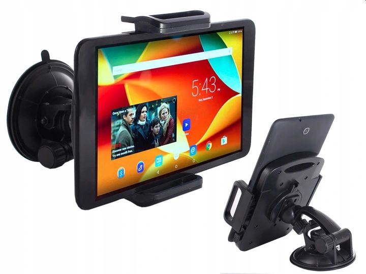 Uchwyt Samochodowy na duży Tablet na Szybę Kokpit Rodzaj do tabletów