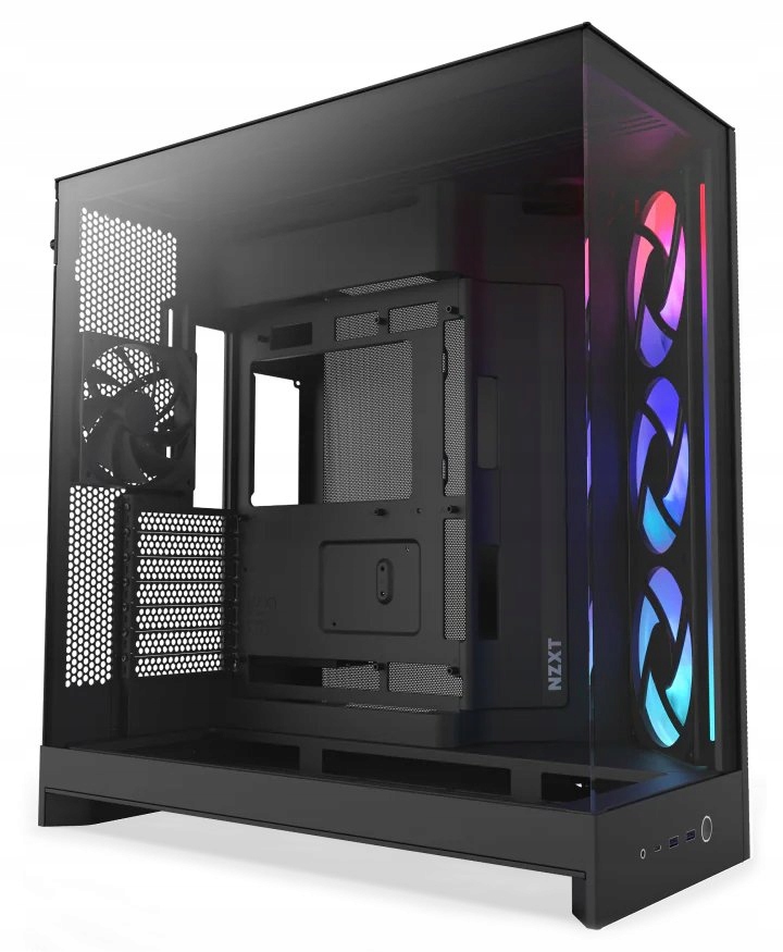 Nzxt skříň H9 Flow Rgb dvoukomorová Atx 1x140 Rgb mm 1x 120mm Rgb fan