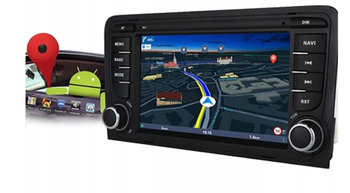 RADIO AUDI A3 8P 2DIN ANDROID USB GPS WIFI 2G/32GB za 5065 Kč