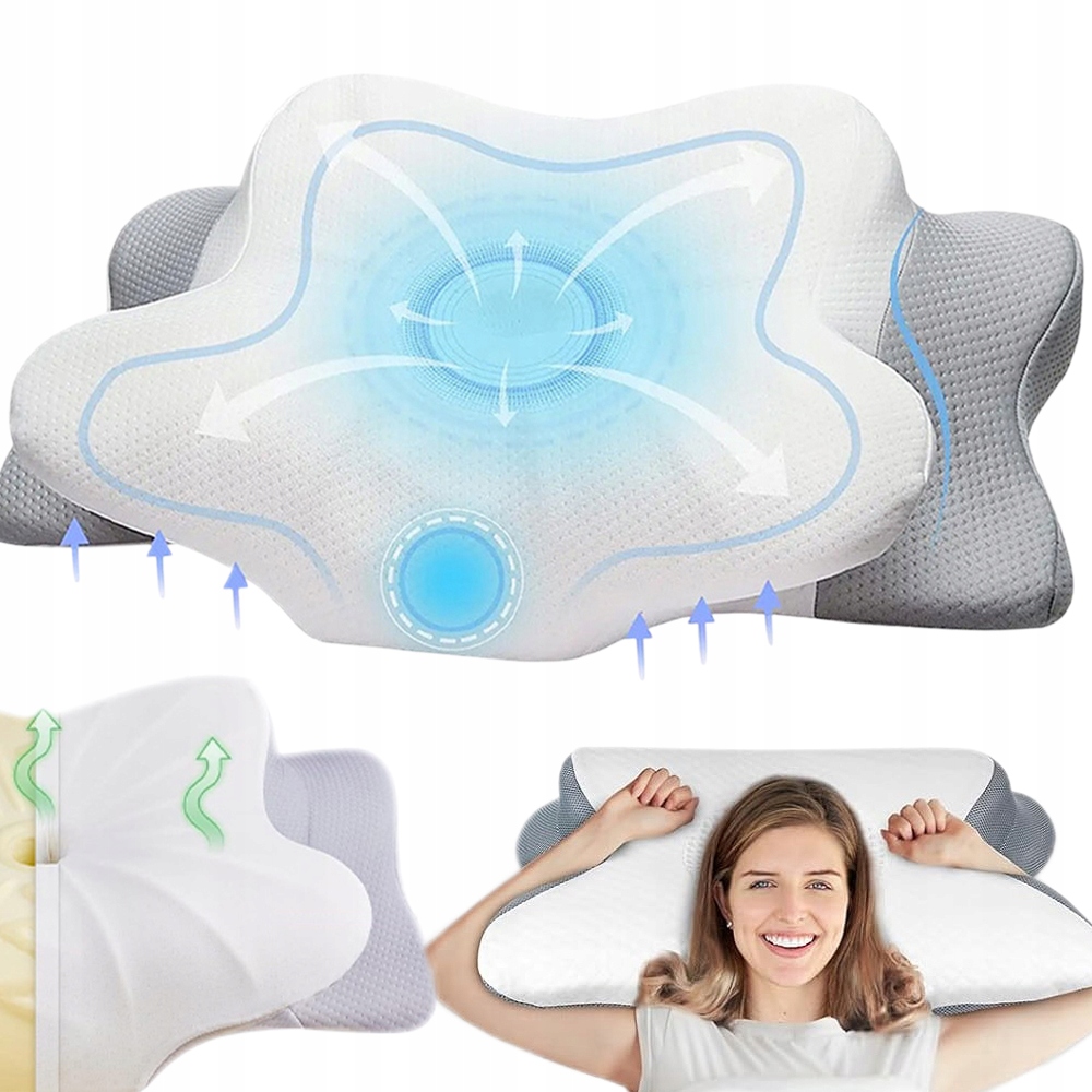 Ortopedický Polštář Z Paměťové Pěny, Ergonomický Tvar