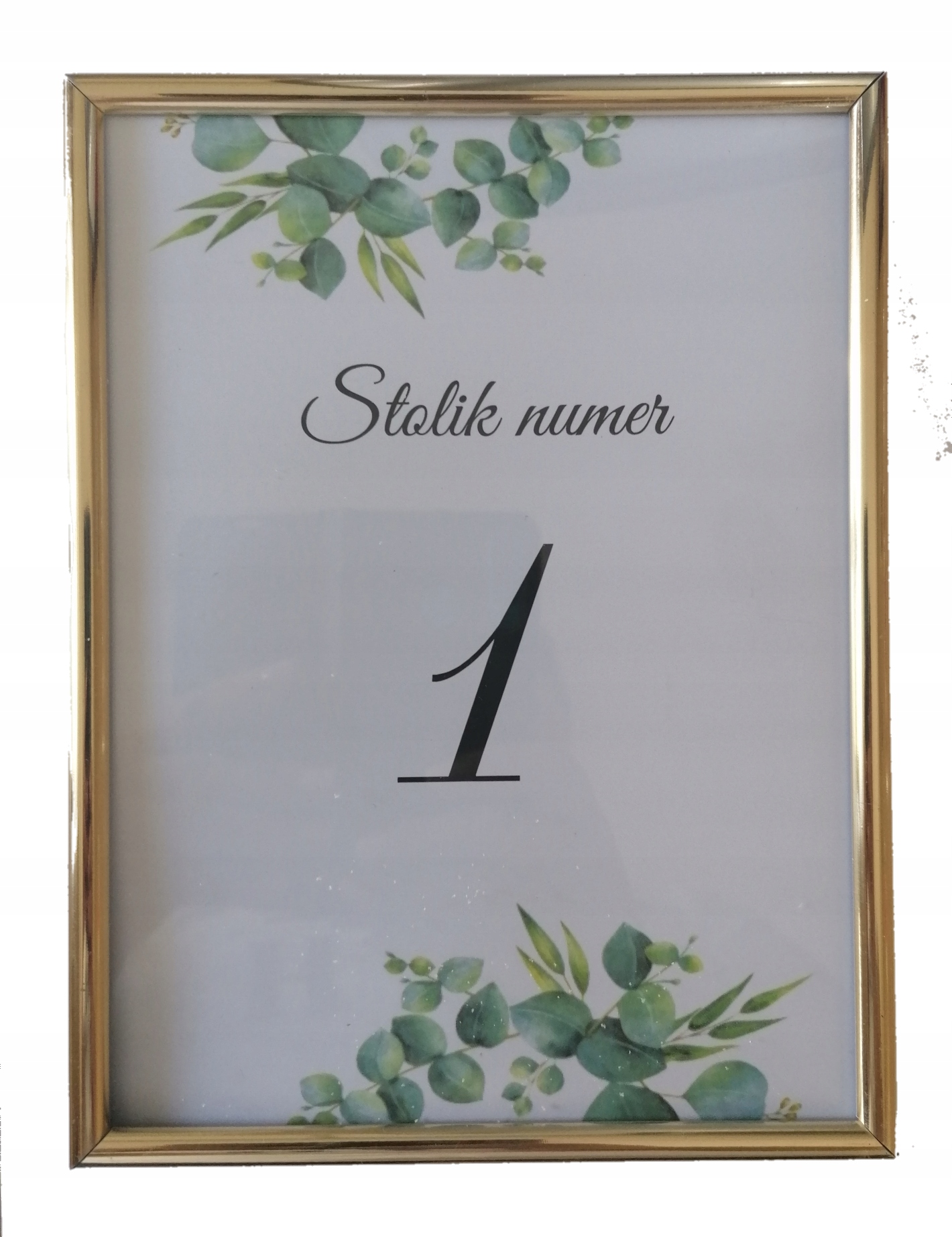 

Numery stołów ramka