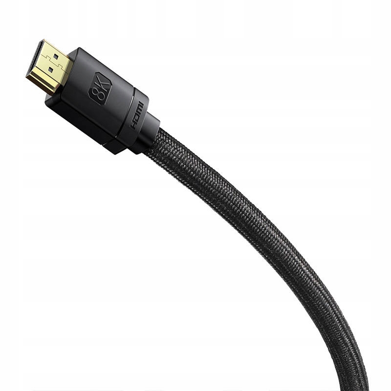 BASEUS KABEL PRZEWÓD WIDEO HDMI 2.1 HD UHD 4K 8K 60HZ HDR 3D 480MBPS 0.5M Model High Definition