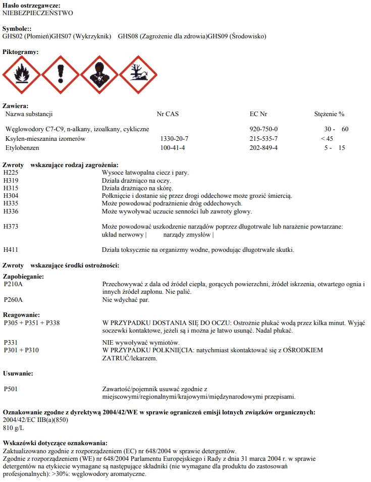 3M preparat czyszczący Purpose Adhesive Cleaner 1L Producent 3M