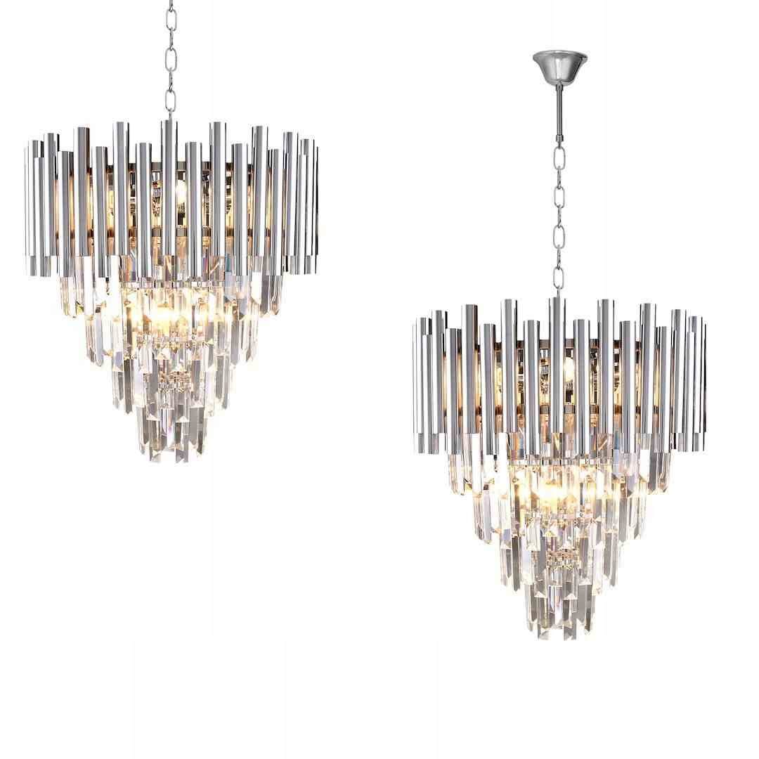 MiLAGRO Luster Madison Chrome 9Xe14 Lampa Osvetlenie interiéru Dizajn