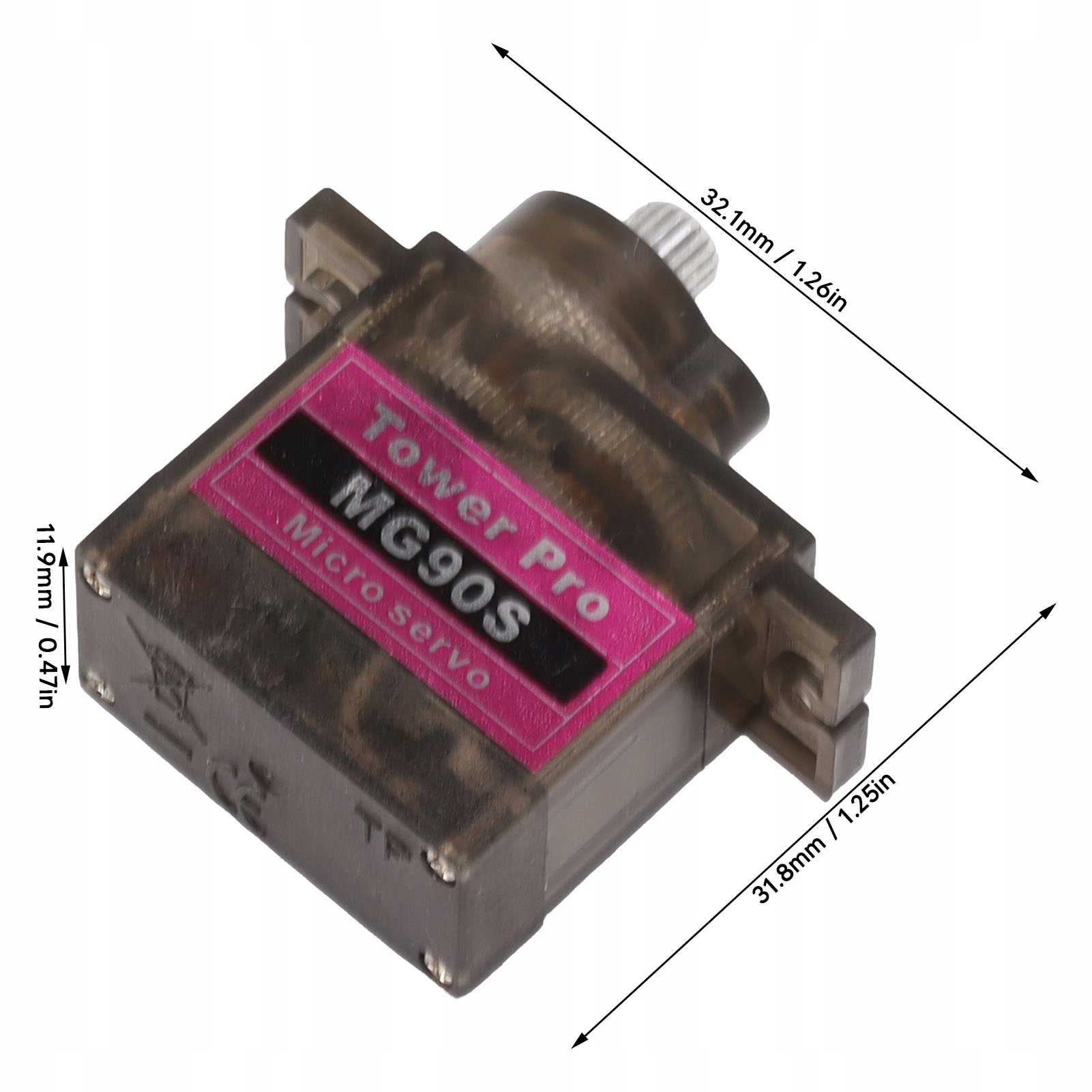 Servo Motor Metal Gear Micro Servo Motor Zestaw Marka bez marki