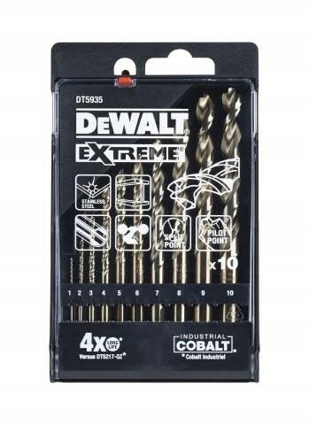 

Dewalt Wiertło Kobalt KPL.10szt. DT5935-QZ
