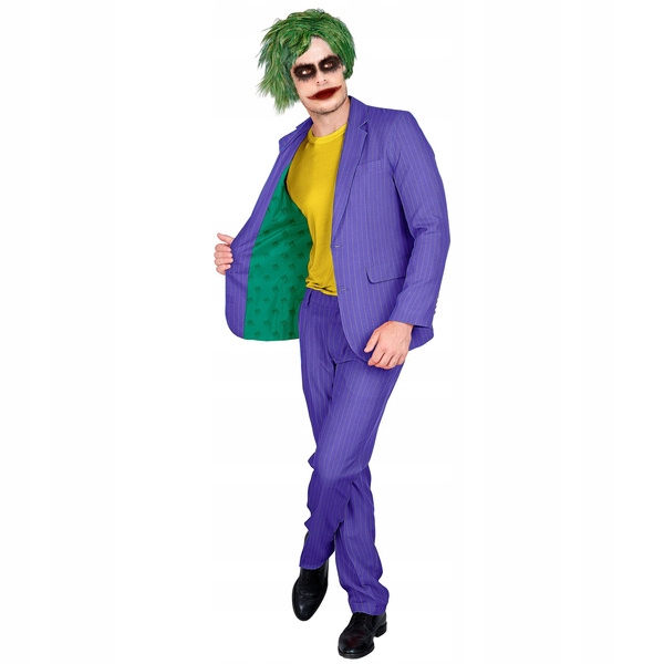 Fialový Párty Oblek Joker Kostým Halloween XXL