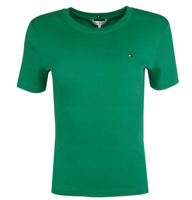 Tommy Hilfiger dámské tričko Slim, zelené, Xs