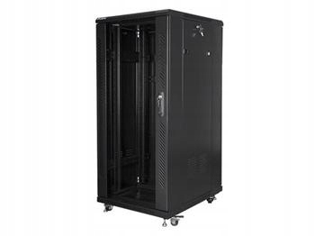 Lanberg Volně stojící skříň 19" 27U/600x800 (v rozloženém stavu) černá (ral
