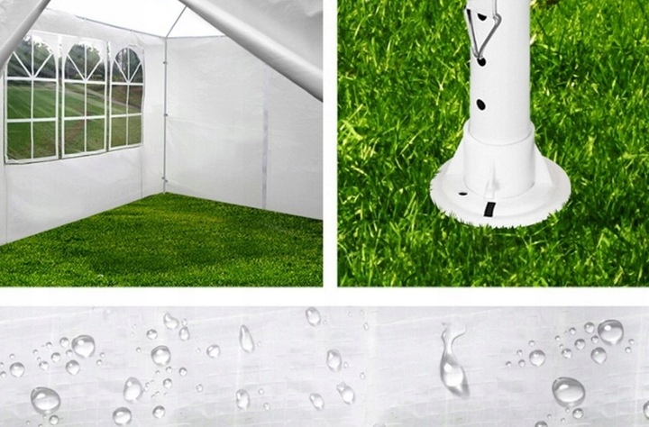 PAWILON OGRODOWY NAMIOT HANDLOWY 3x9 m + 8 ŚCIANEK Producent Italform