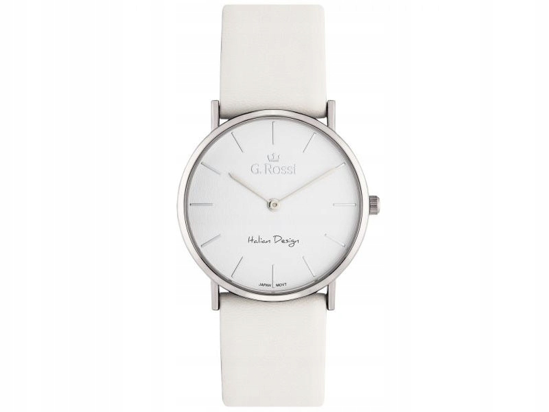 Krásné dámské bílé hodinky se zirkony na ciferníku, zlaté ručičky, módní