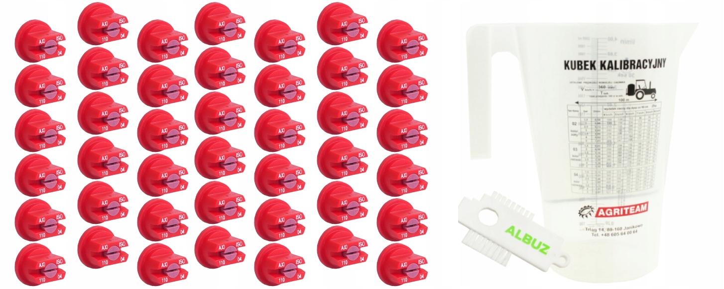 КОМПЛЕКТ НАСАДОК ДЛЯ БАЛКИ 21M AXI 110 04 ALBUZ + БЕЗКОШТОВНО