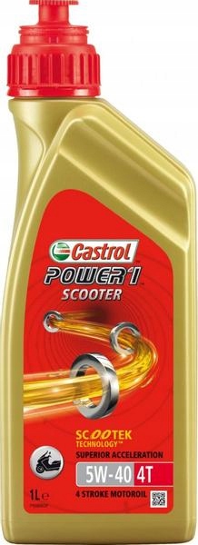 

Castrol Power 1 Scooter 5W40 4T Api Sj Jaso Mb 1L