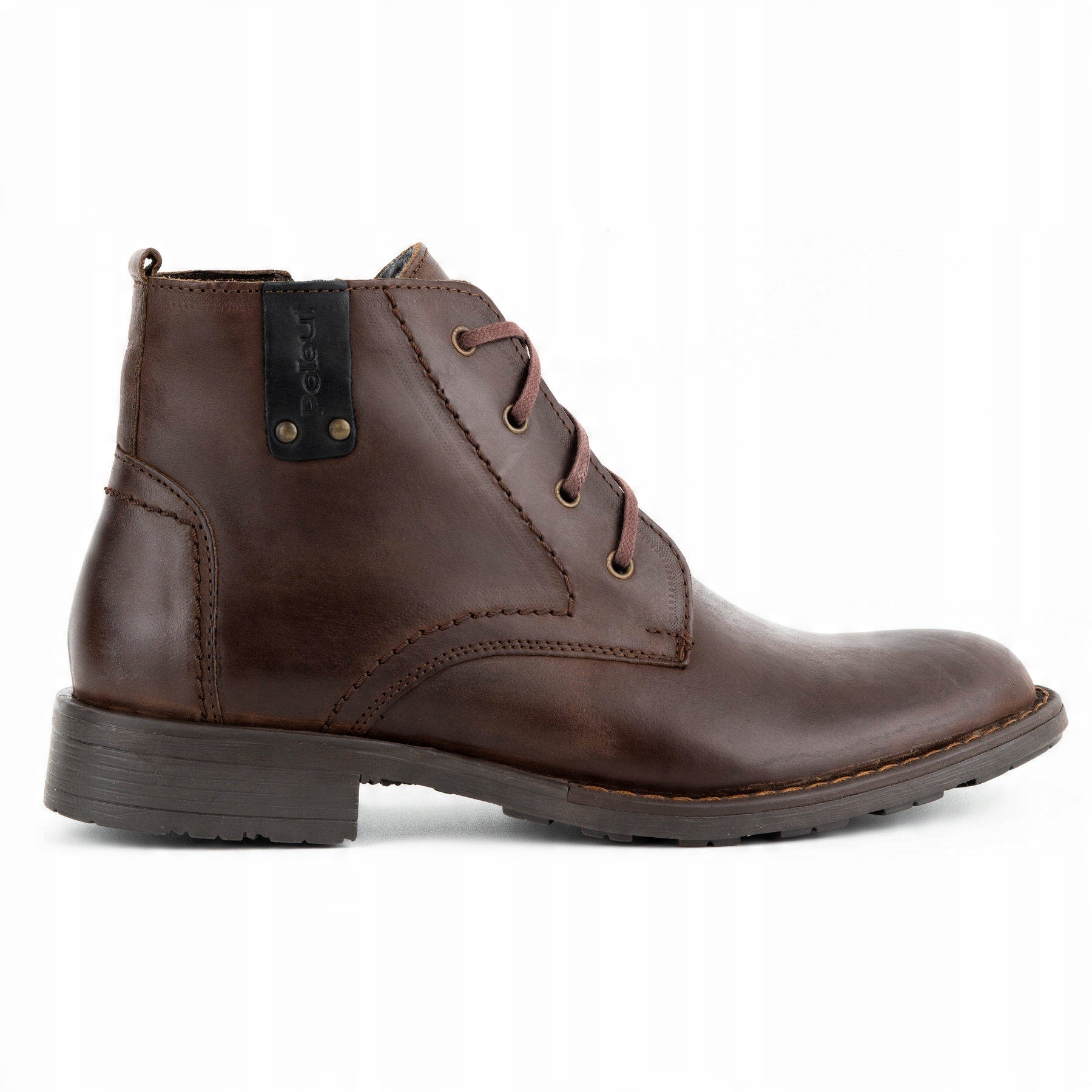 

Buty męskie zimowe skórzane c20s ciemny brąz 40