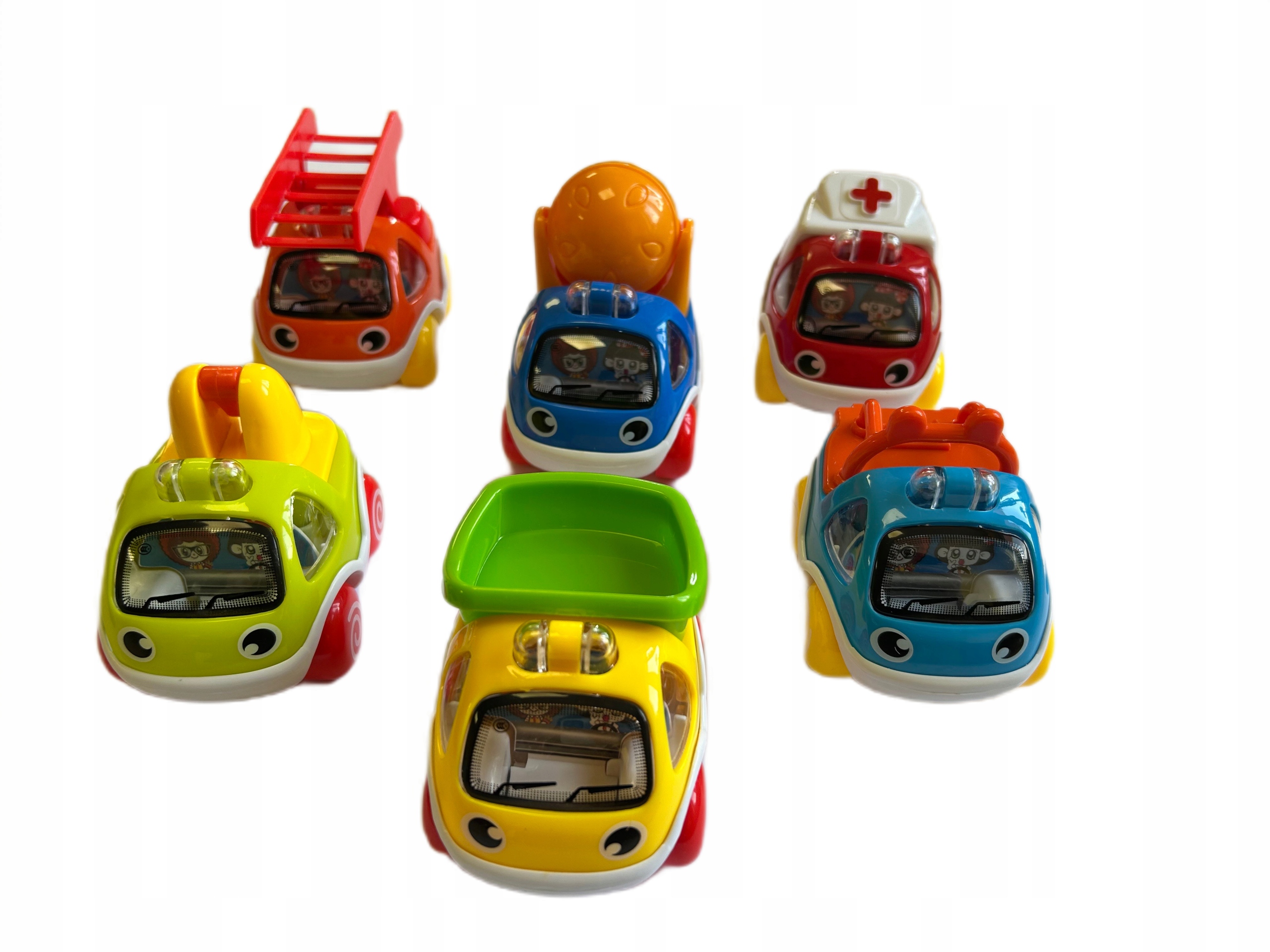 Autko z napędem 6szt/display ro