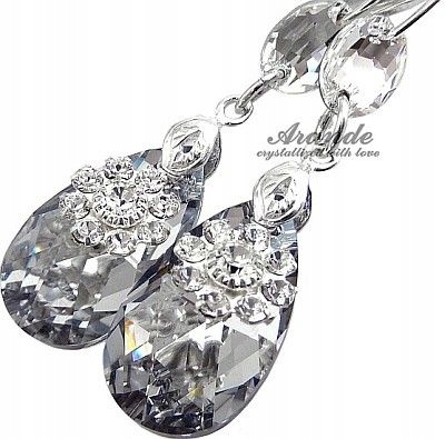 Original Crystals náušnice Comet Lotus Akce