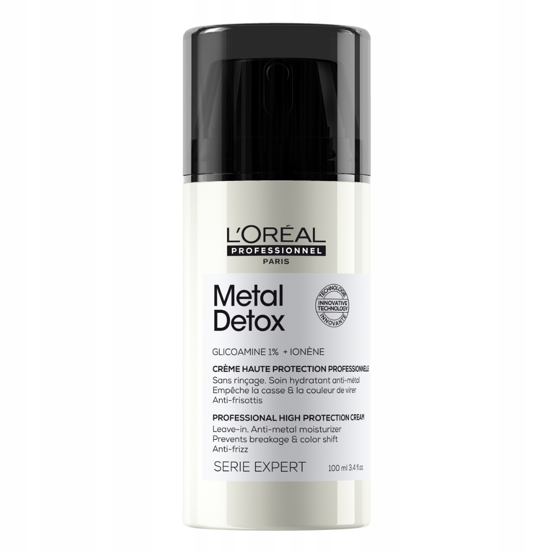 Loreal Metal Detox Ochronny krem do włosów przeciw łamaniu 100ml