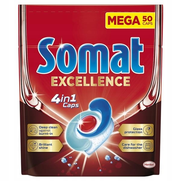 Tablety do myčky Somat Excellence, 50 ks