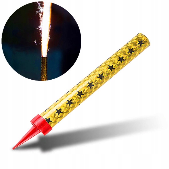 FONTANNA URODZINOWA ŚWIECZKA RACA NA TORT 1szt