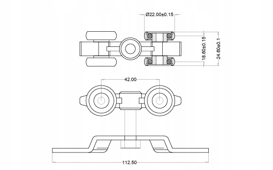 System przesuwny do 100 kg komplet ATEST EAN (GTIN) 1213213878