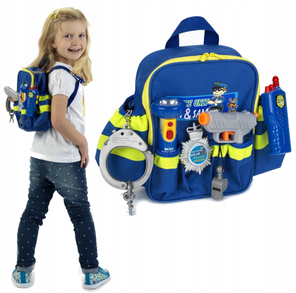 PLECACZEK POLICYJNY BEN&SAM Zestaw Policyjny