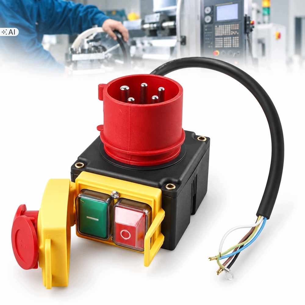 Rojfázový silový spínač strojový 400V 16A pro motor
