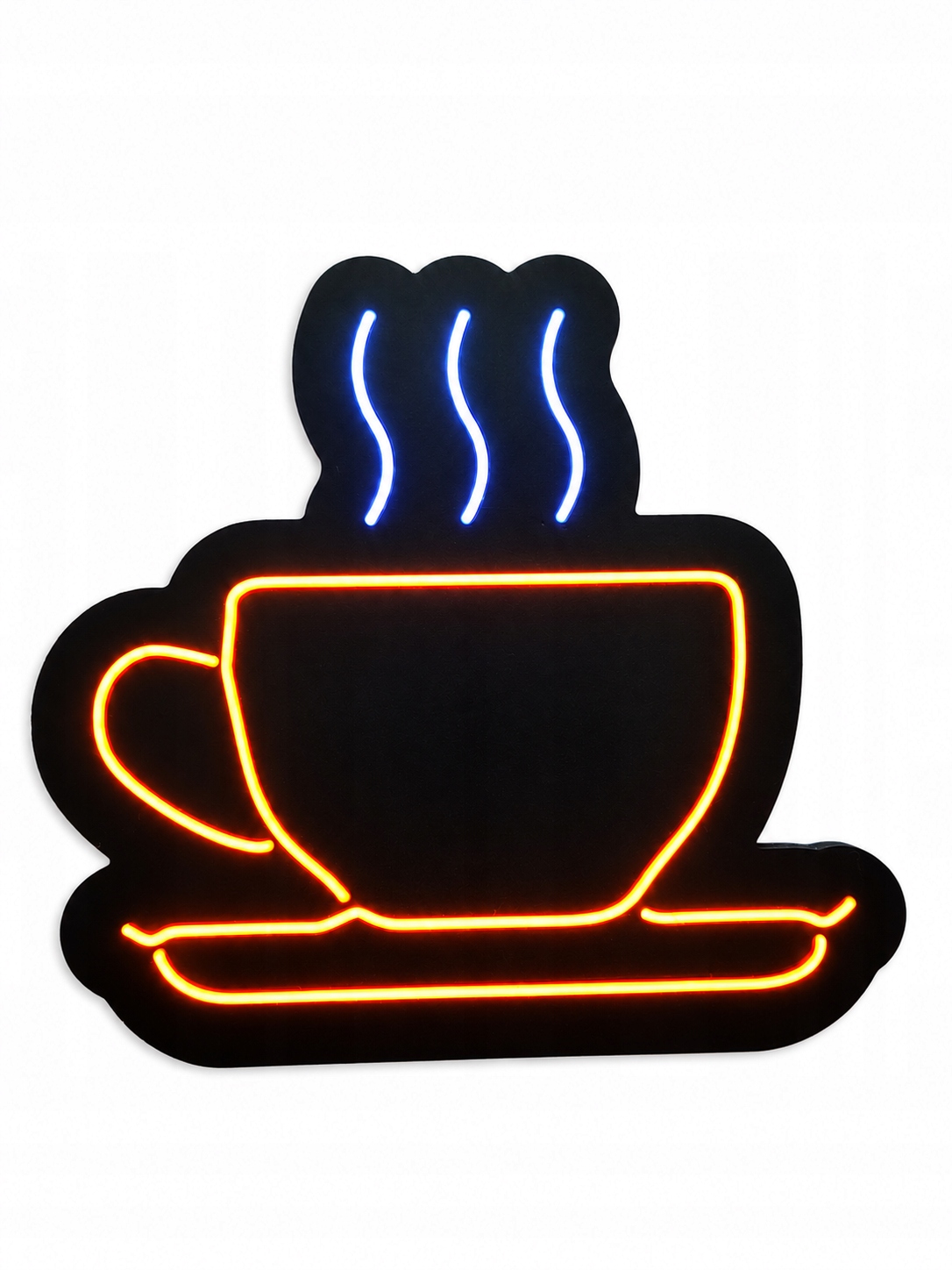 Neonová Led Šálek Lampička na zeď Dekorace Kavárna Kuchyně Dárek