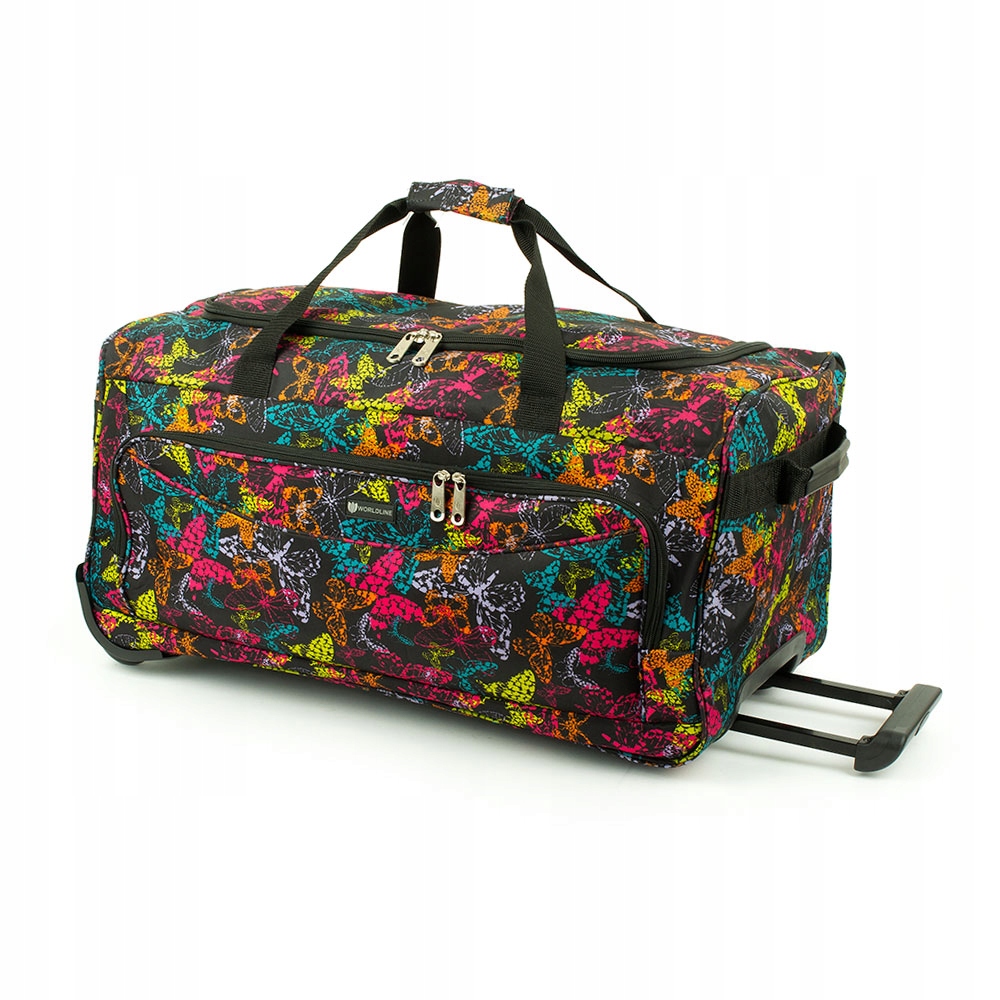 Mała torba podróżna na kółkach miękka 40l