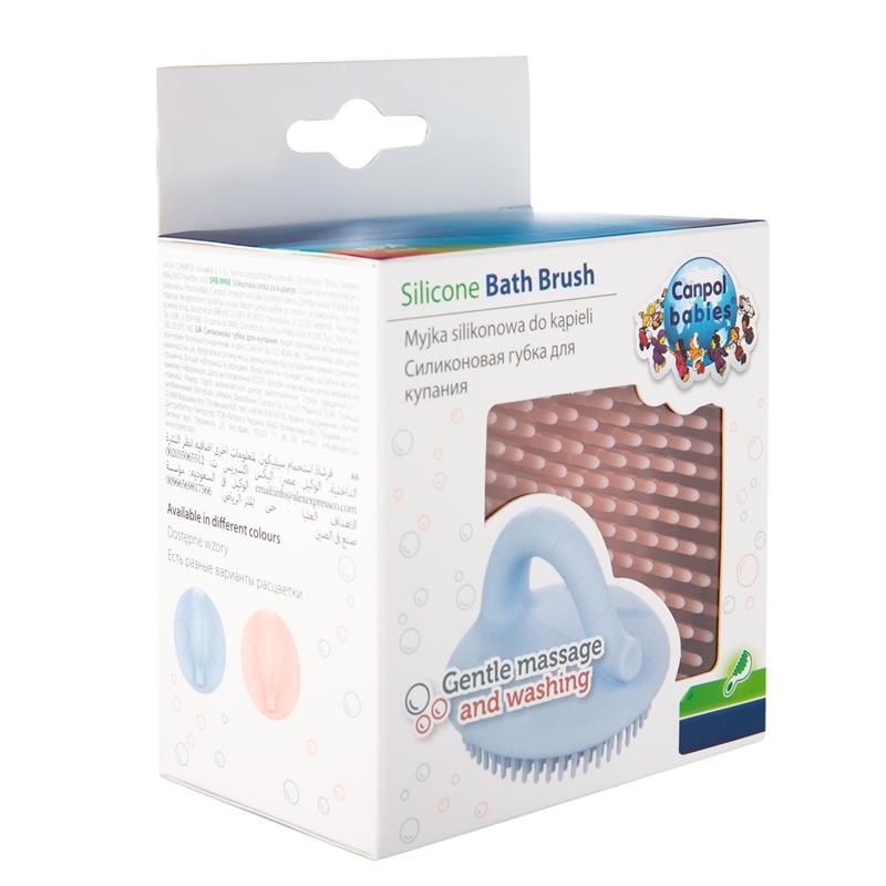 CANPOL MYJKA SILIKONOWA DO KĄPIELI DLA DZIECI Kolor Odcienie różu