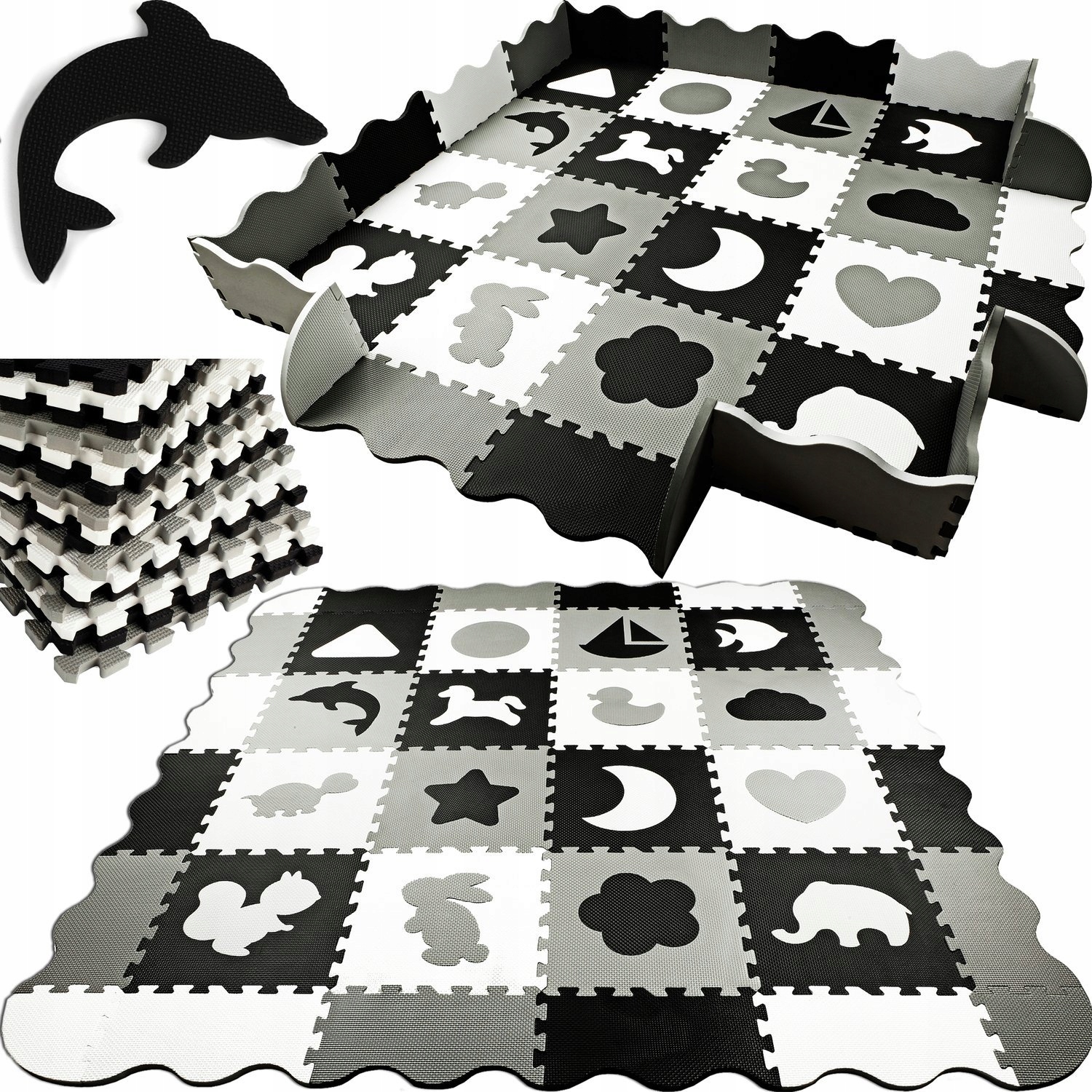 

Puzzle Piankowe Mata Piankowa Edukacyjna 150X150CM