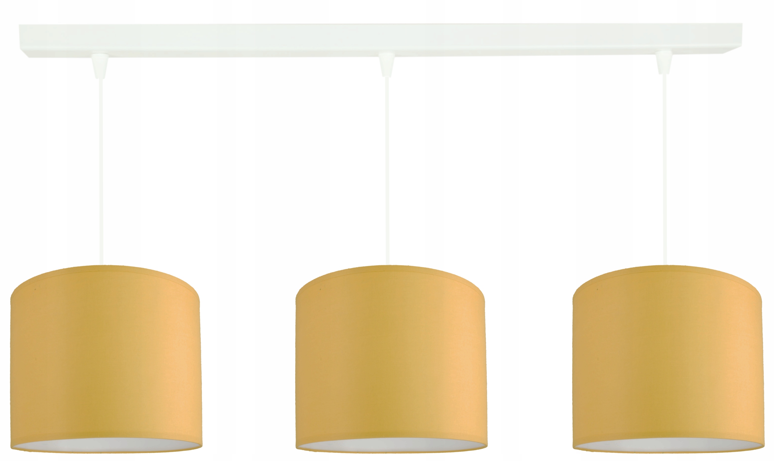 Moderní závěsná lampa, stropní lustr, módní hořčicové stínidlo, 20 cm