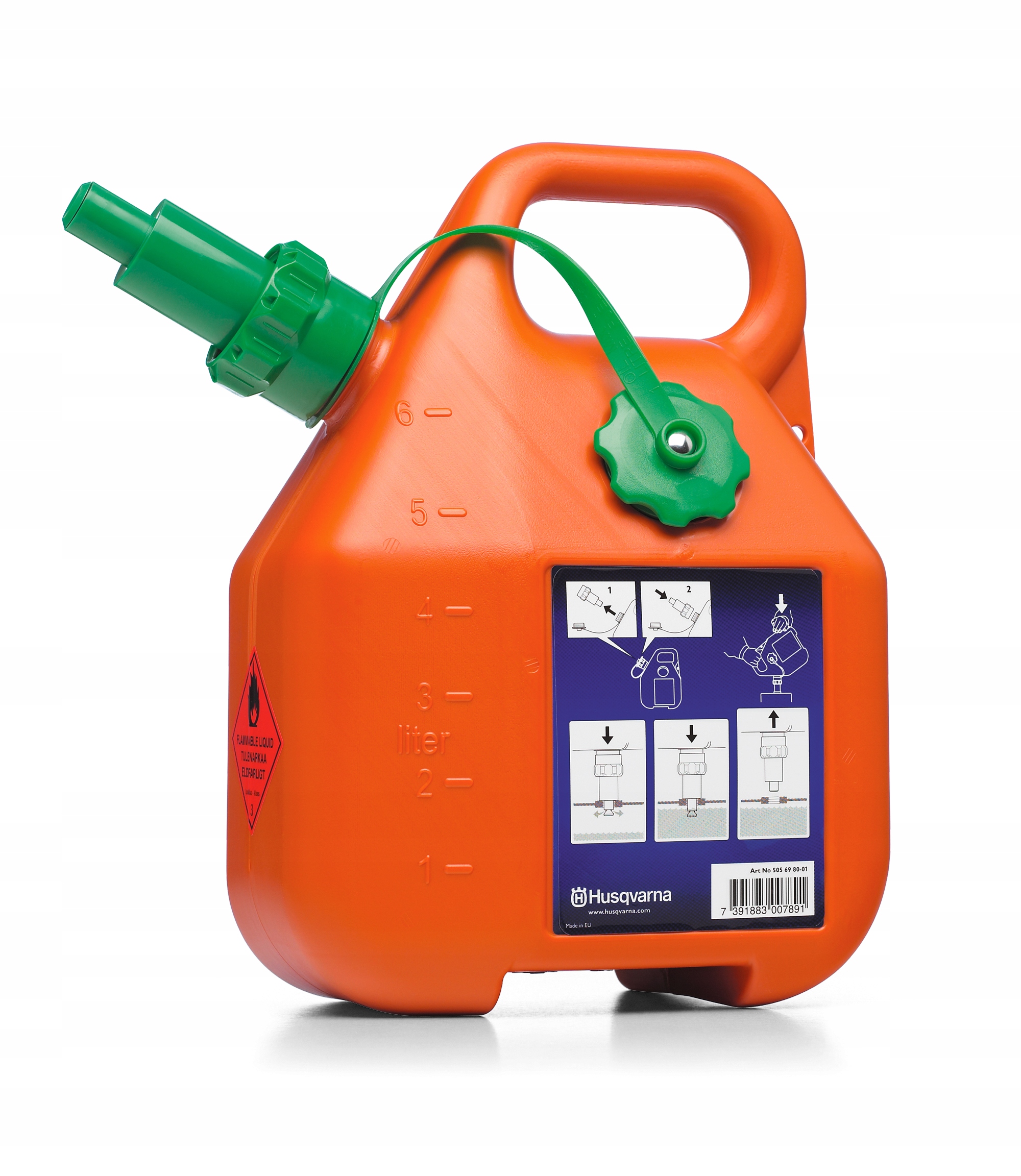 

Kanister Husqvarna 6L, pomarańczowy 505698001