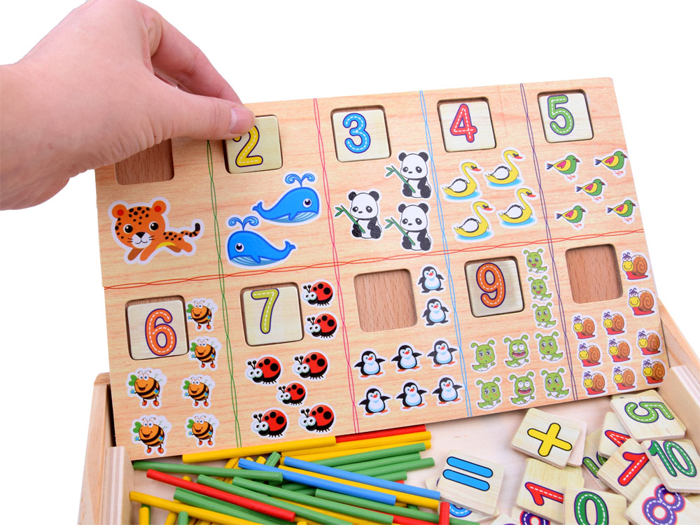 tablica edukacyjna + patyczki do nauki matematyki | ZA2514 — 5