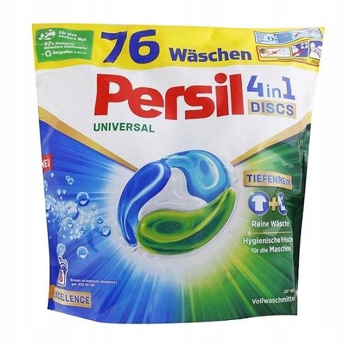 Levně Persil Disky 4 v 1Univversal Kapsle na praní 76 Ks Německé